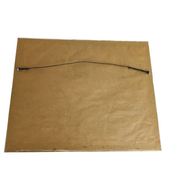 Vintage 1987 Signed Cynthia Hiatt Poole Farmhouse Baskets 15x12" Framed Print - Picture 6 of 7